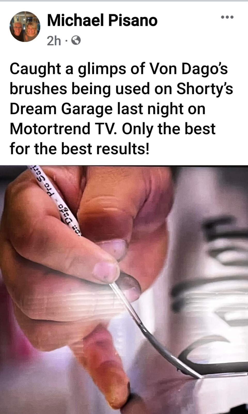 Premium PROFESSIONAL # 4 Outlining & Lettering Quill PRO SERIES Multi Use Brush