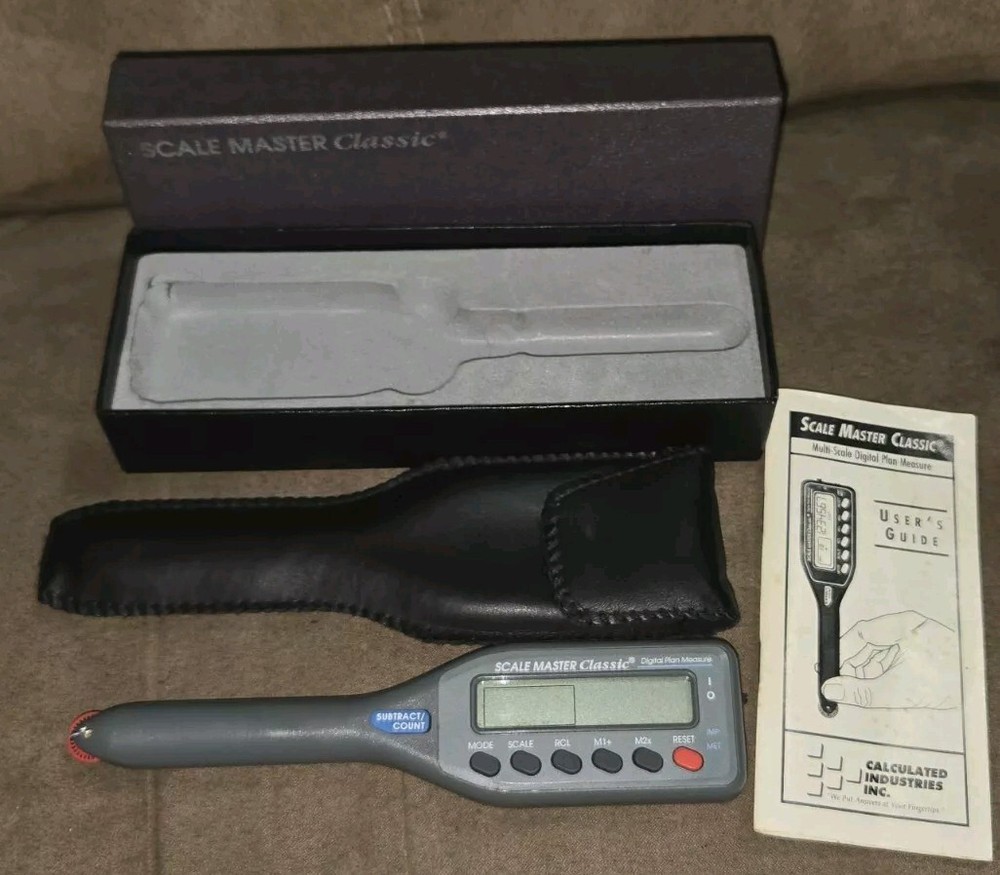 Calculated Industries Scale Master Classic 6015 Digital Plan Estimating Tool