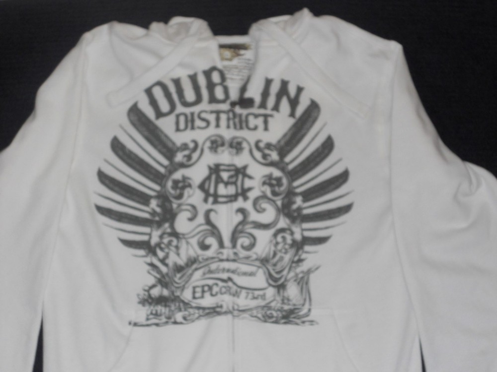 Epic Threads Dublin District NWT Boys Light Weight Front Zip Ivory Jacket L