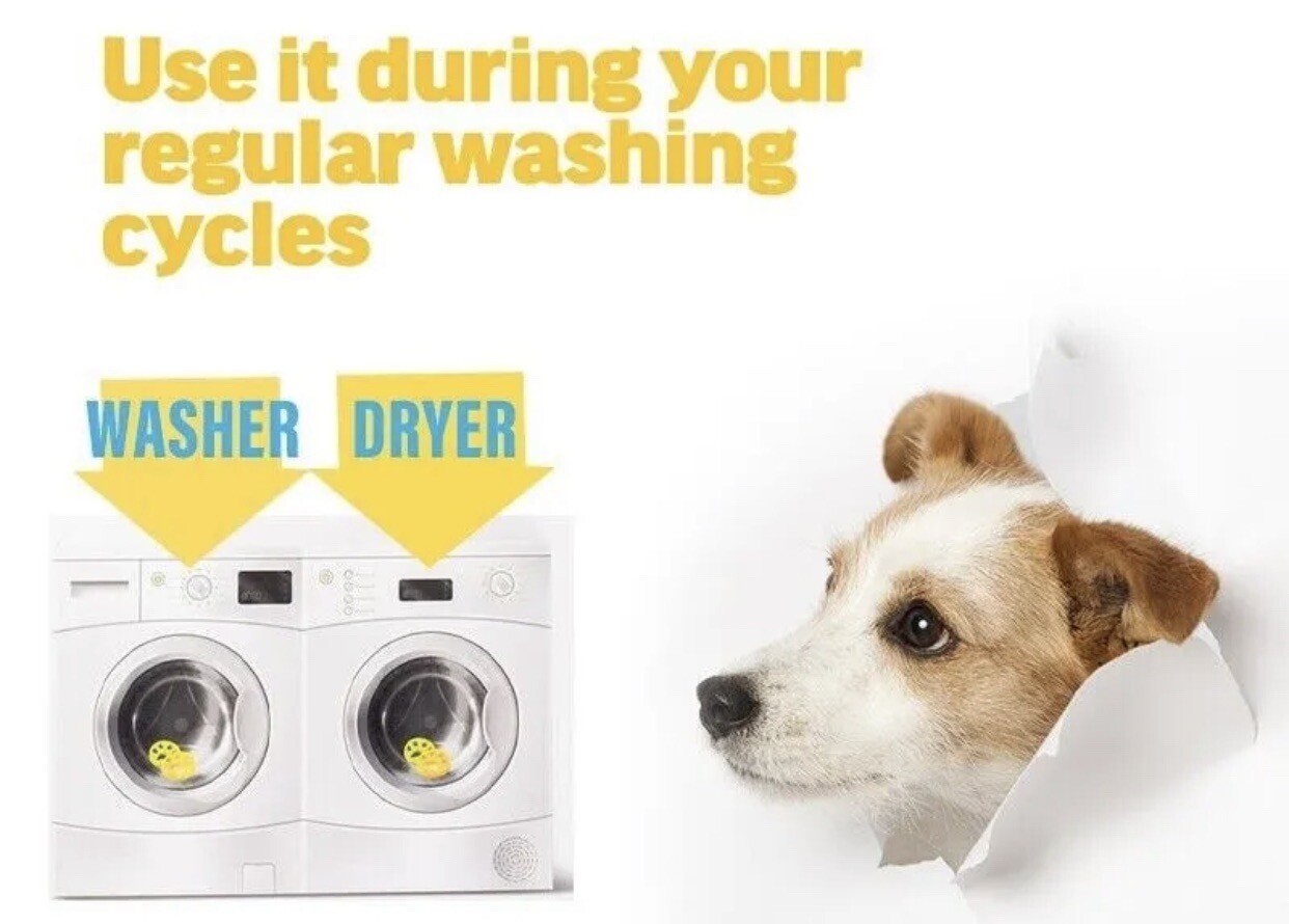 FurZapper Pet Hair Remover 4 Count Laundry Hair Remover