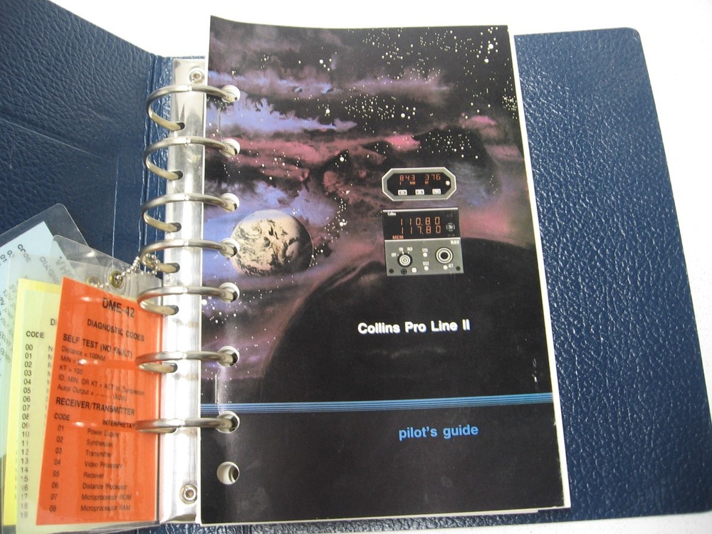 Collins Avionics Pilot's Guides + Diagnostic Code Tags