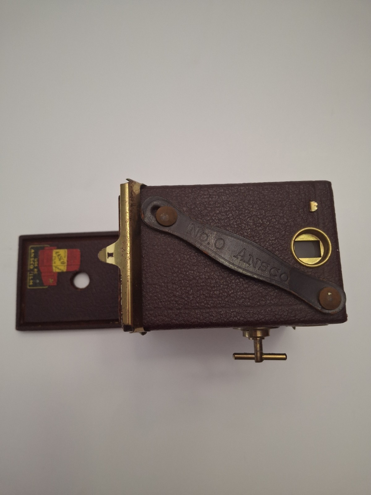 Antique Ansco No. 0 Buster Brown Special Box Camera With Original Box & Manual