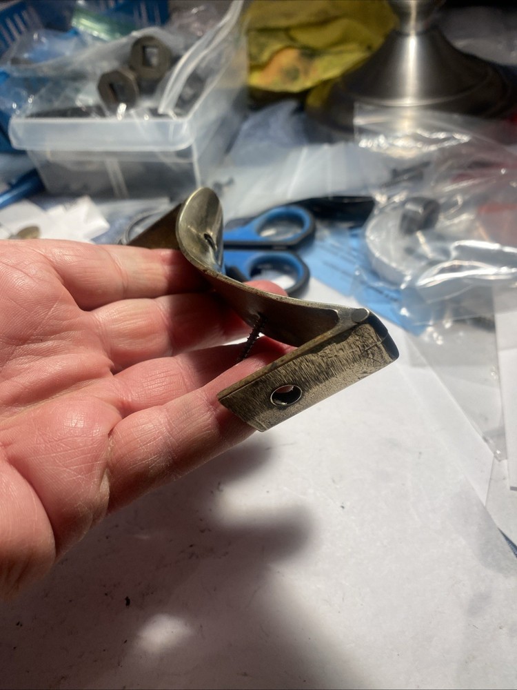 Butt Plate And Screws to A Long Gun Of Some Type Muzzleloader