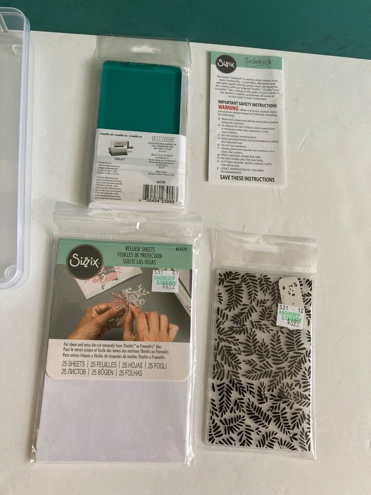 Sizzix Lot and Stackable 4 Tray Carry Around Organizer