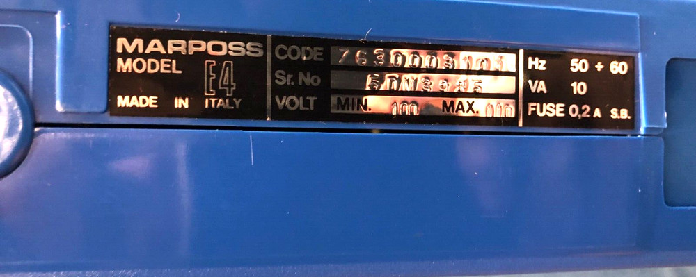 MARPOSS E4 7630003101 ANALOG COLUMN DISPLAY UNIT