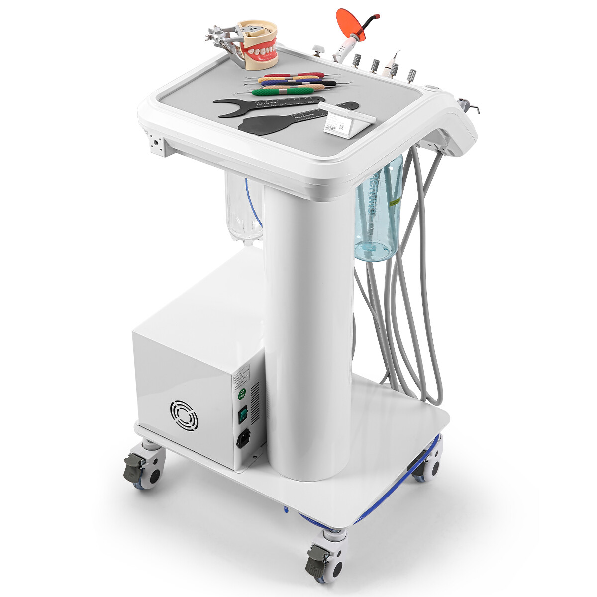 Dental Unit Chair Computer Controlled DC Motor+Stool/Delivery Unit/Handpiece Kit