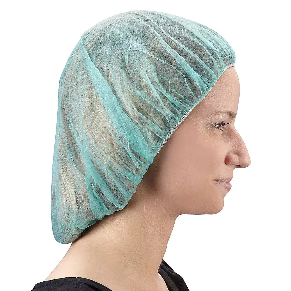 1- Pack OF 100- 24" Disposable Bouffant Caps Hair Nets, Salon Spa Food Service