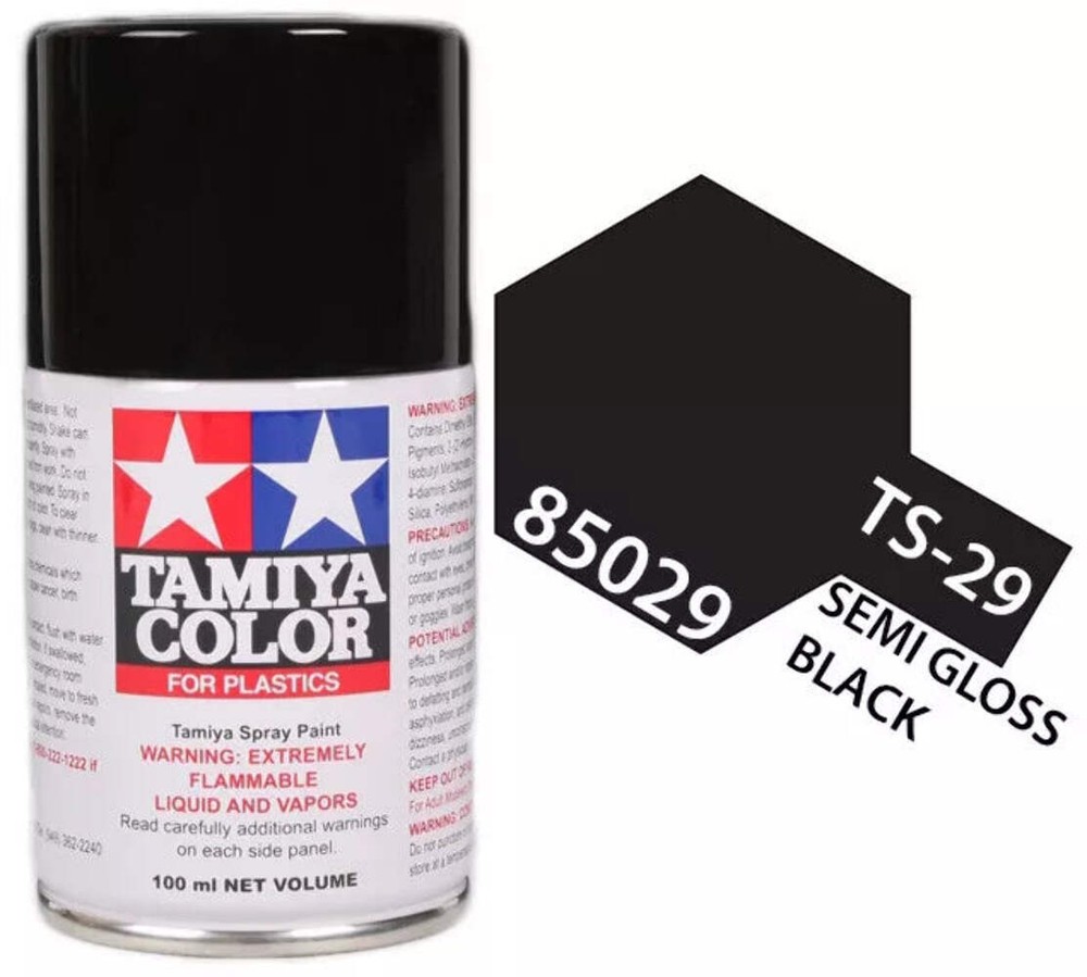 TS-29 Semi Gloss Black Lacquer Paint 100ml