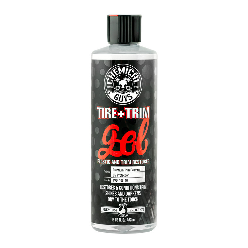 Chemical Guys TVD_108_16 - Tire and Trim Gel for Plastic and Rubber (16 oz)