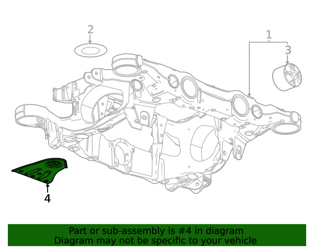 Genuine GM Support Bracket 42888371