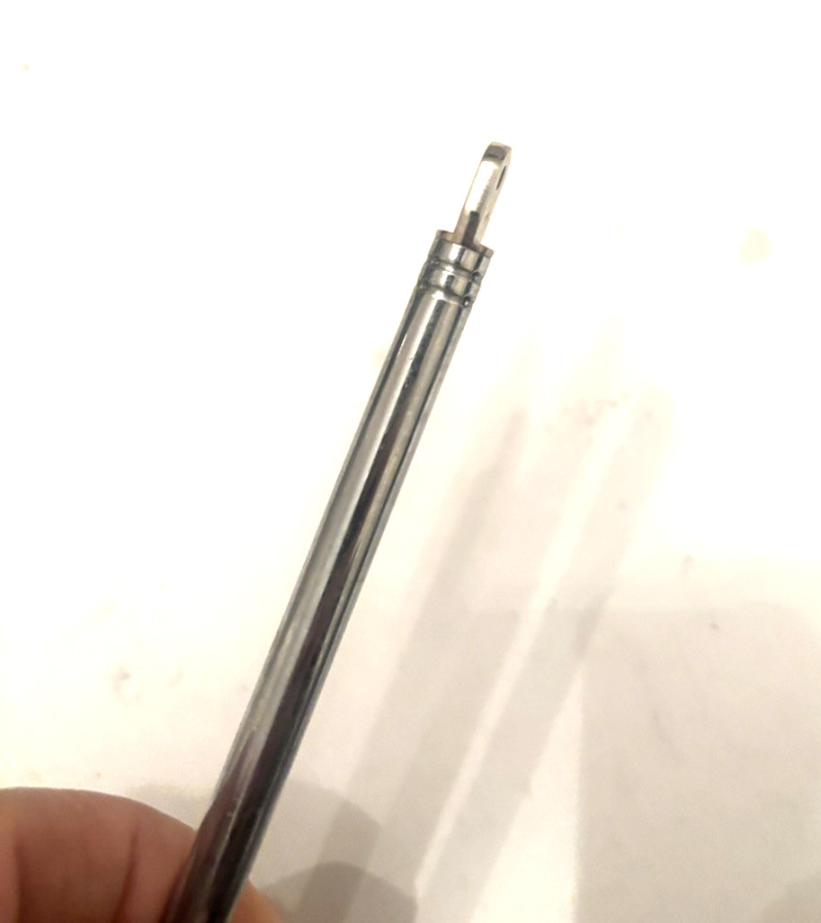 VTG TELESCOPIC BOOM BOX PORTABLE AM/FM RADIO TV REPLACEMENT ROD ANTENNA 38" NOS