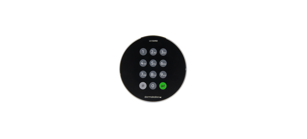 Electronic Safe Keypad 700 Basic, Serviceable, Standard Profile, Backlit, Satin