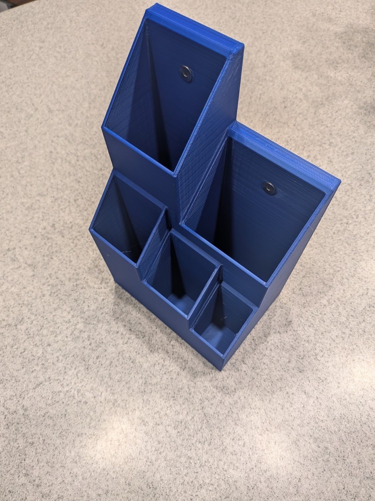 Magnetic Zip Tie Holder 3D Printed