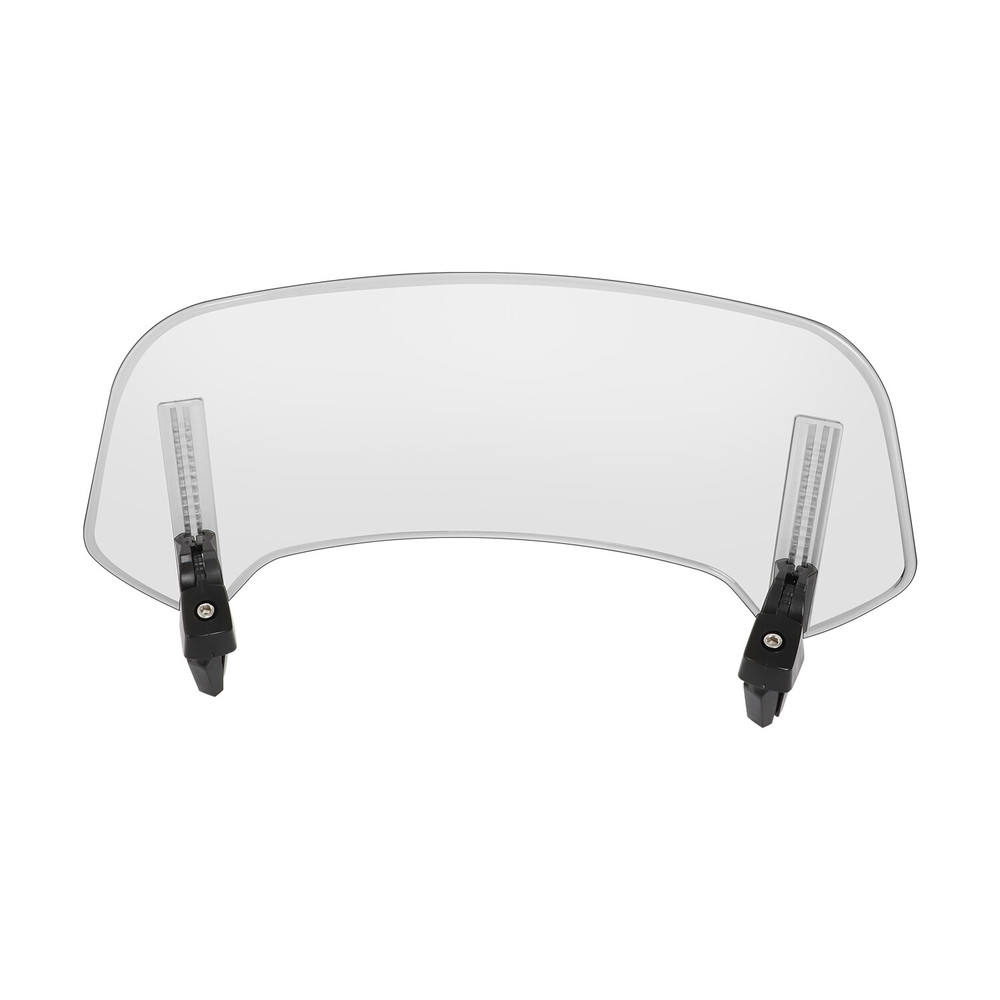 36CM Motorcycle Windshield Clear Wind Screen Deflector Extension Spoiler Clip-On
