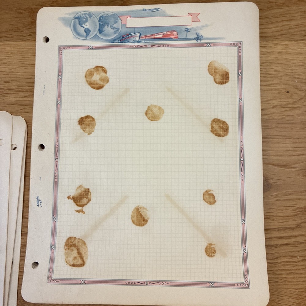 Transportation Train, Plane, Ship White Ace Pages - Used