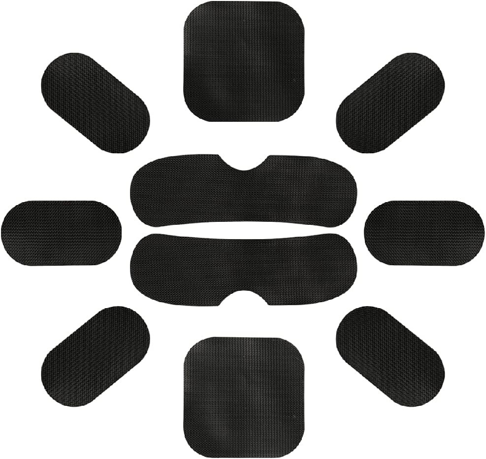 Universal Airsoft Helmet Pads, Tactical Replacement One Size, Black