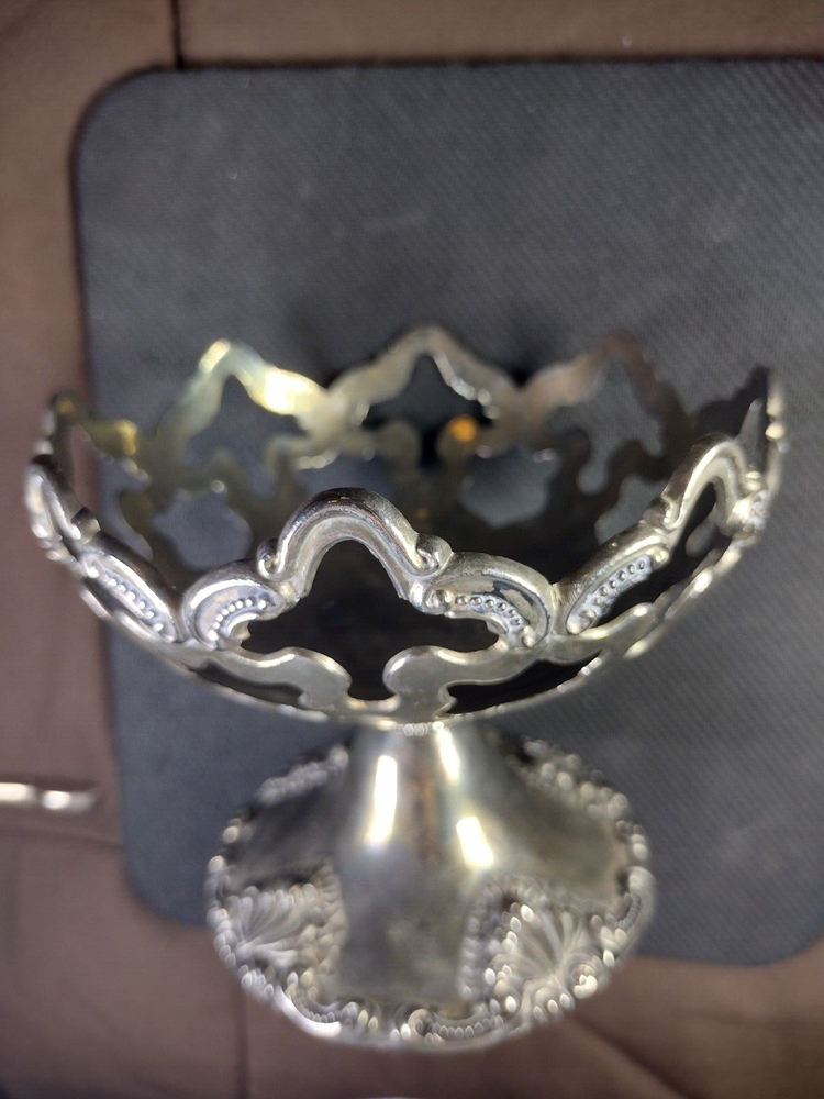 Vintage Godinger Silverplated Candy Dish Pedestal