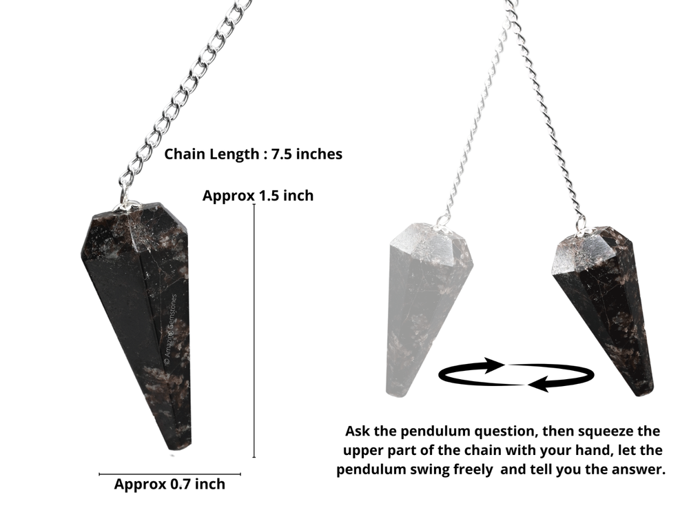 Garnet Dowsing Crystal Pendulum