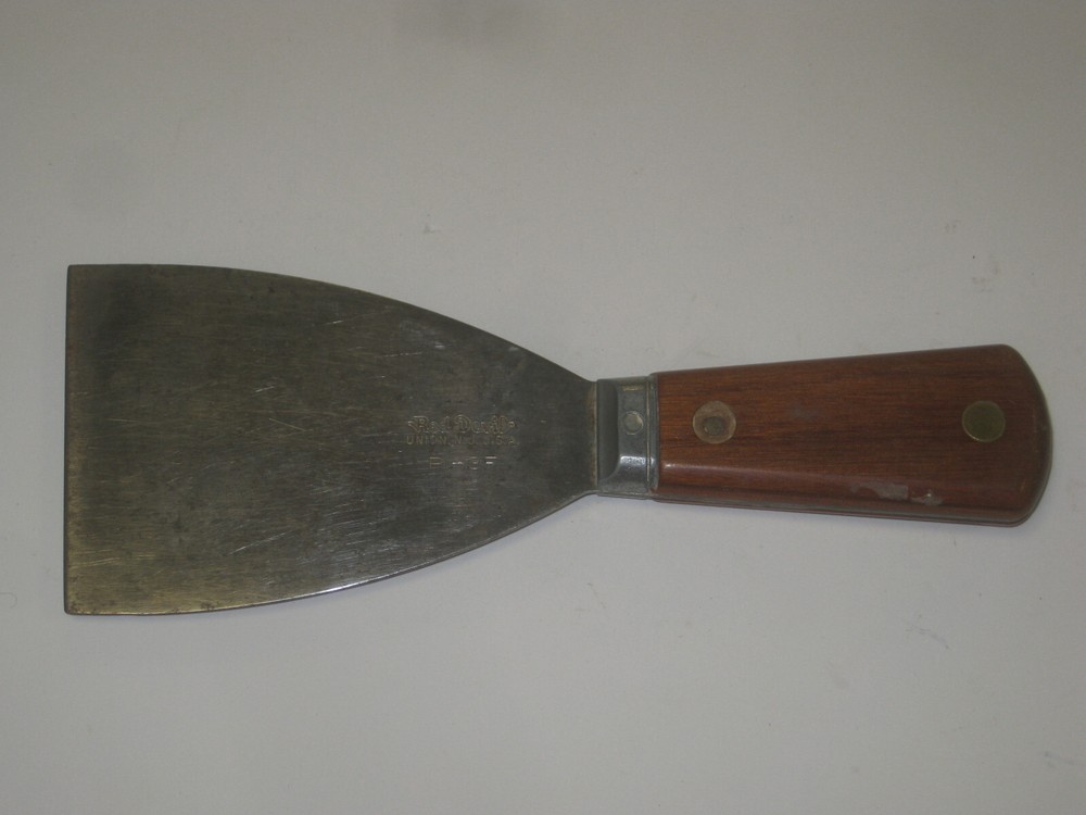 Vintage RED DEVIL 3" Putty Knife / Scraper / PI-3F