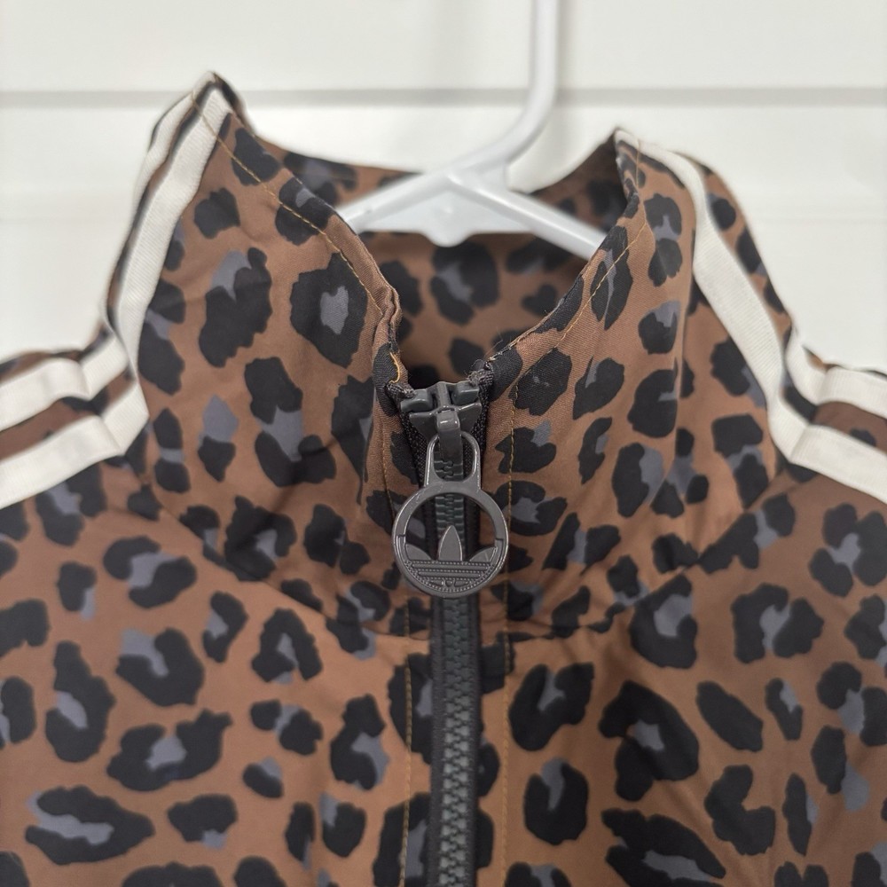 Adidas Leopard Firebird Oversized Track Jacket JW7301