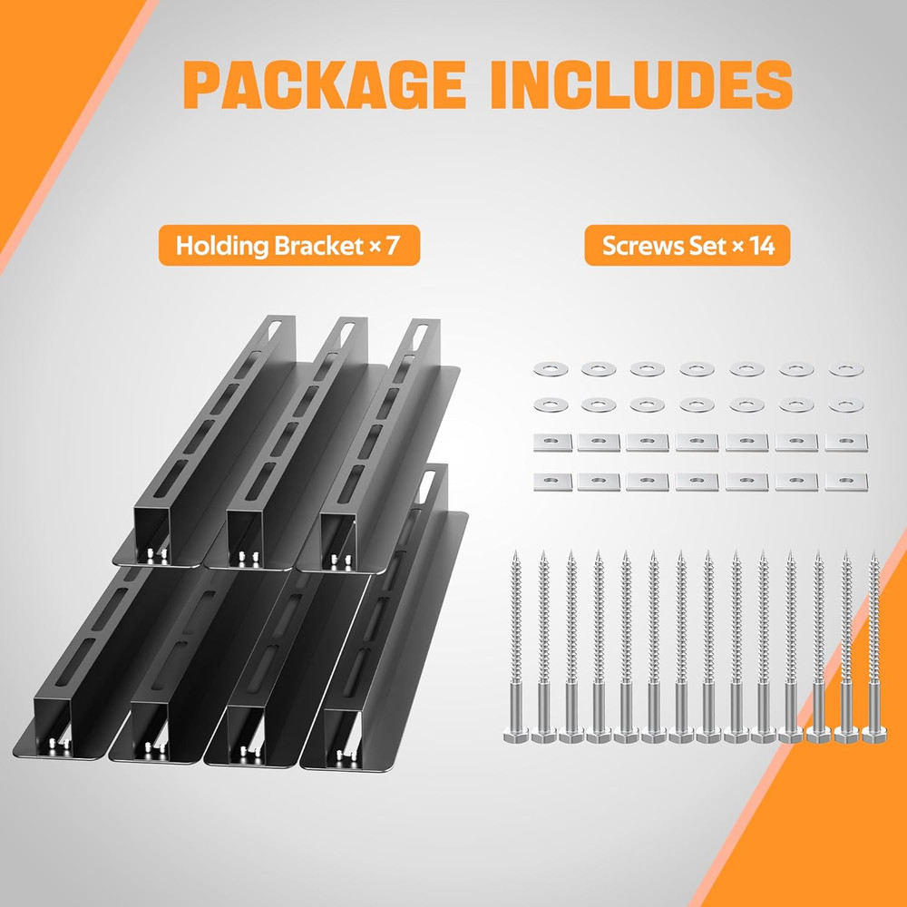 Overhead Garage Storage Rack, Heavy Duty Ceiling Storage Rack, 26 Inch Adjustabl