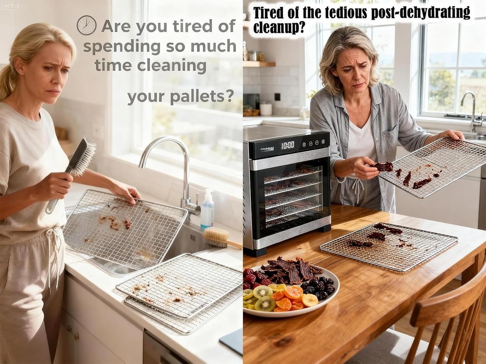 10-Pack 15.5x15.5 Inch Silicone Dehydrator Sheets for Clean & Efficient Drying