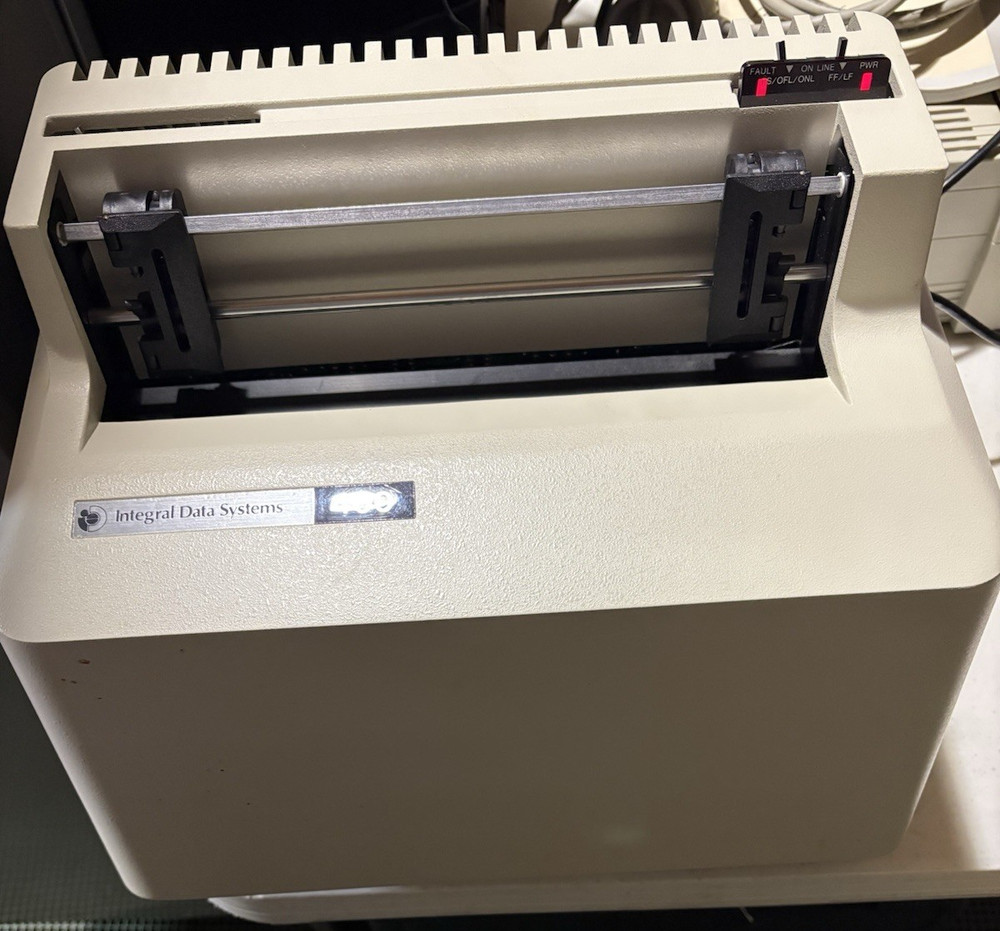 Integral Data Systems IDS PAPER TIGER Printer Model 460 Vintage Impact Printer