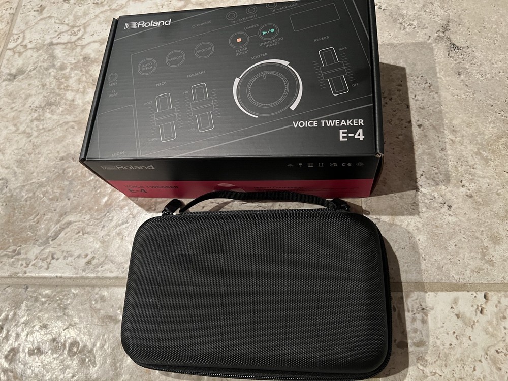 Roland AIRA Compact E-4 Voice Tweaker - MINT - FREE Shipping, Case, Knobs, & Mic