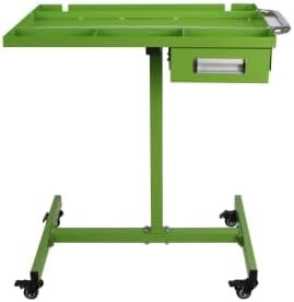Tear Down Tray Mobile Work Table 220lbs Capacity Rolling Tool Table with Drawer