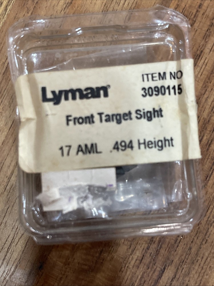 Lyman 17AML Muzzleloader Front Target Sight, .494" Height