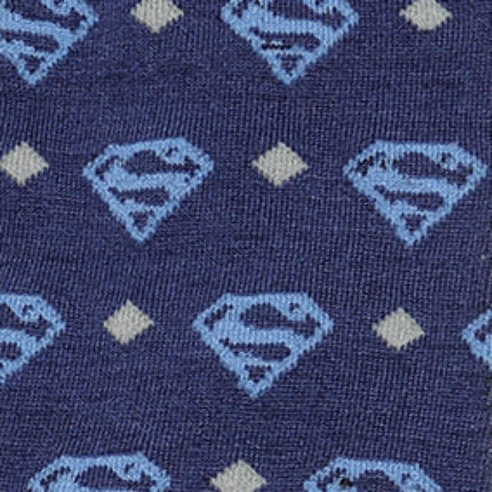 DC Superman Diamond Navy Socks