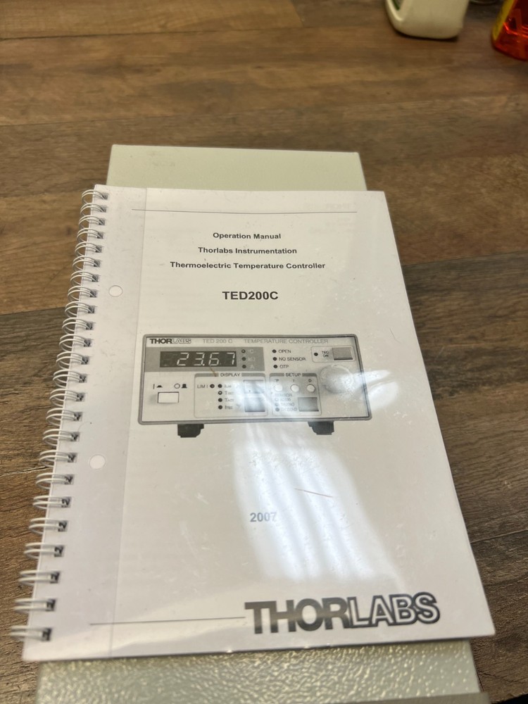 Thorlabs TED200C Temperature LDC205C Laser Diode Controller TCLDM9 Mount