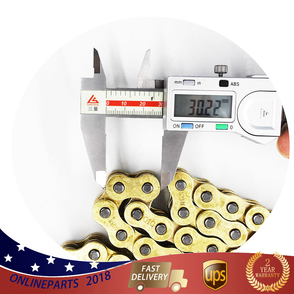 520 Pitch 120-Link O-ring Motorcycle Drive Chain for Yamaha YZ 125/250/400/450