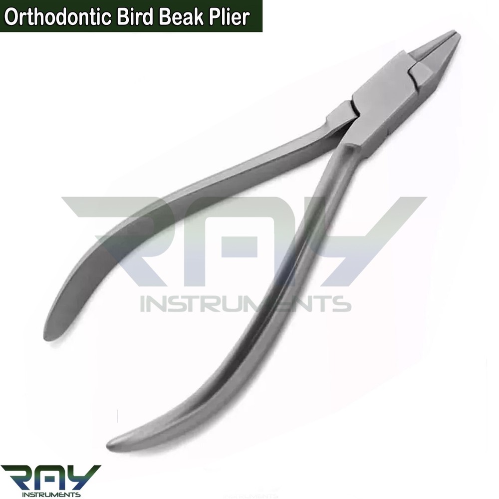 Orthodontic Bird Beak Angle Light Wire Bending Loop Forming Plier Dental Tools
