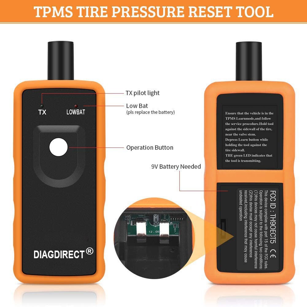 EL-50448 TPMS Reset Tool Relearn Auto Tool Tire Pressure Sensor For GM