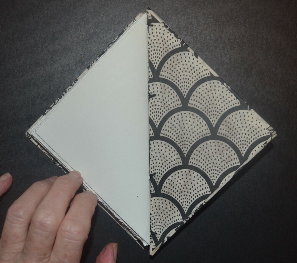 Handmade sketch or journal book