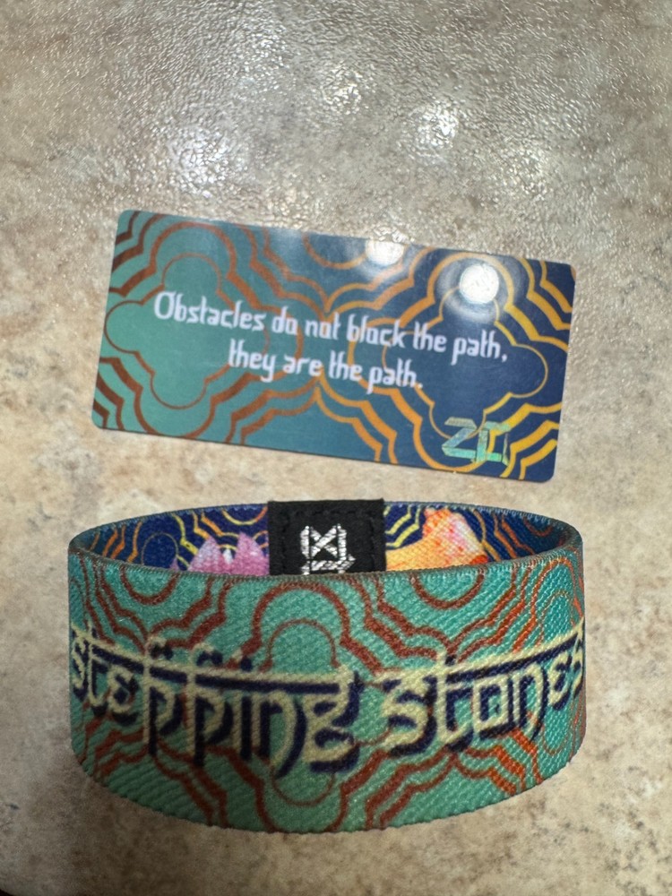 ZOX **STEPPING STONE** #310 Silver Strap Medium New!