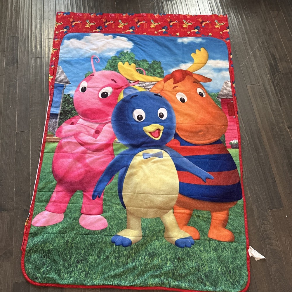 Nickelodeon NICK JR. BACKYARDIGANS Blanket And Flat Sheet 2008