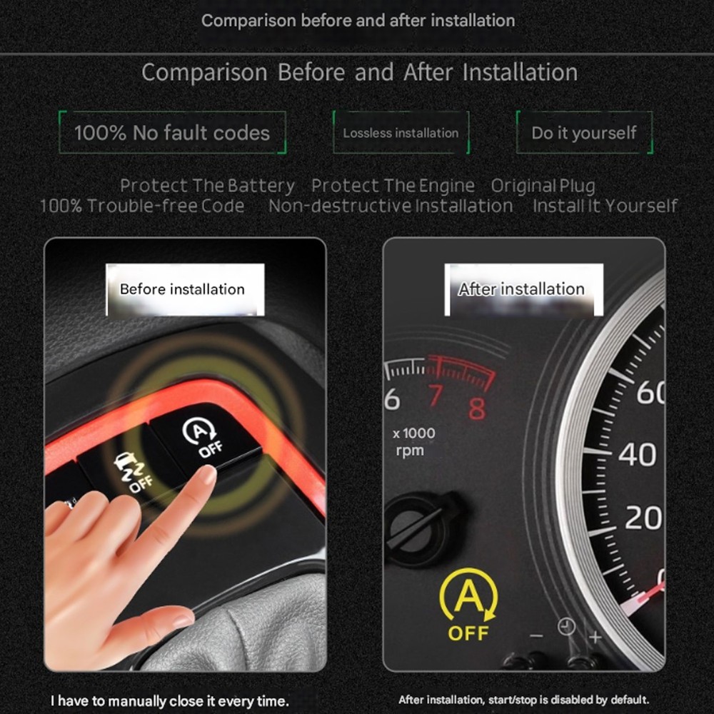 For Toyota RAV4 2019-2024 Auto Disable Automatic Start Stop Eliminator Canceller