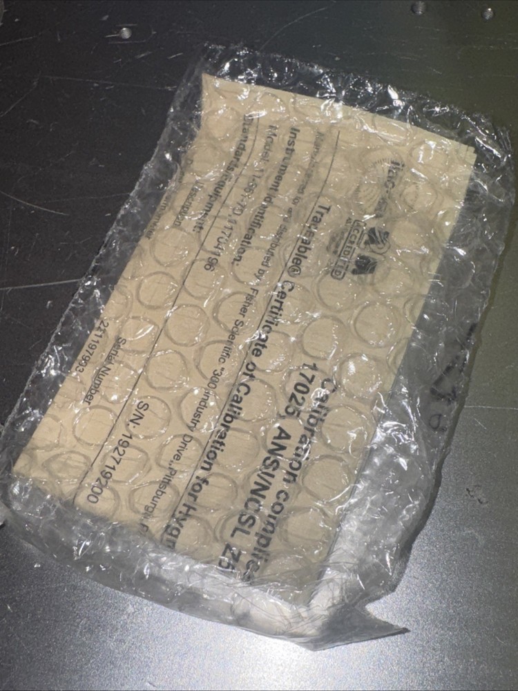 Fisher Scientific Traceable Minimum/Max Memory Thermometer Hygrometer, New LO1