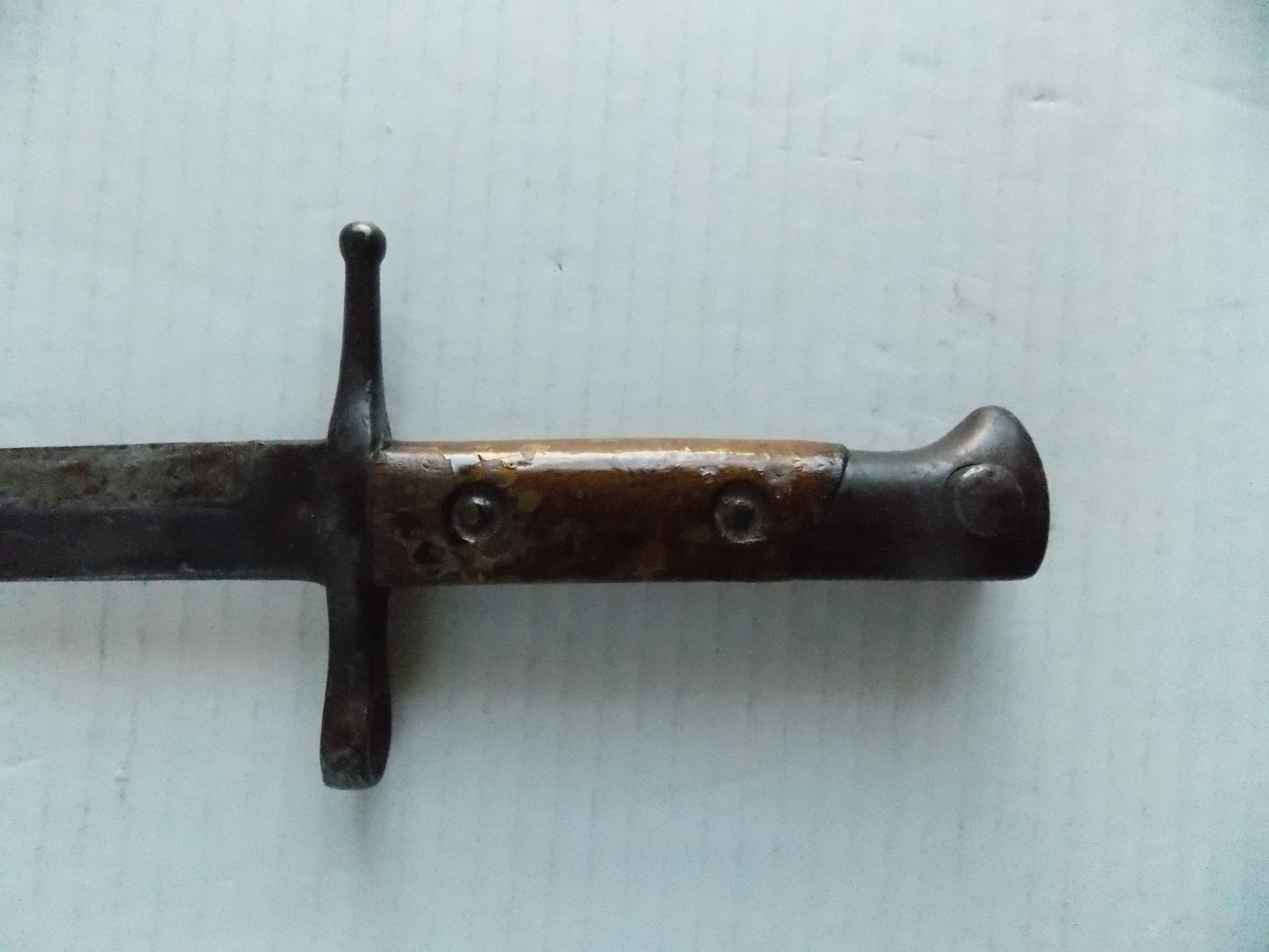 Antique WWI Swiss Army A8512 Bayonet 15 3/4"