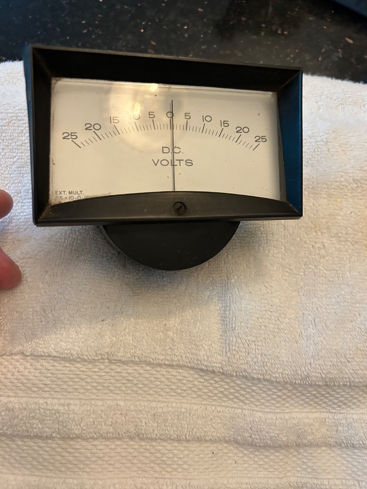 Vintage Volts DC Gauge