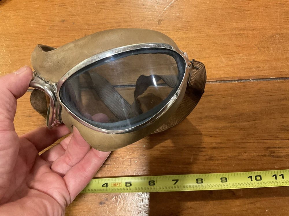 ORIGINAL WWII US PILOT HB ROCKET GOGGLES
