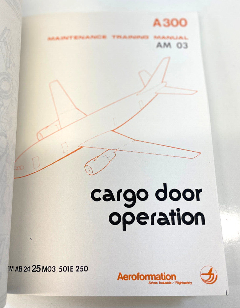 Vtg Airbus A300 Technical Service Training Manual Multiple Systems Book