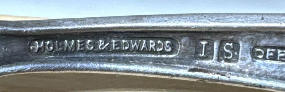 VTG Holmes & Edward’s Silver Infused & Plated Child’s Fork! 4 1/2” Floral Heavy