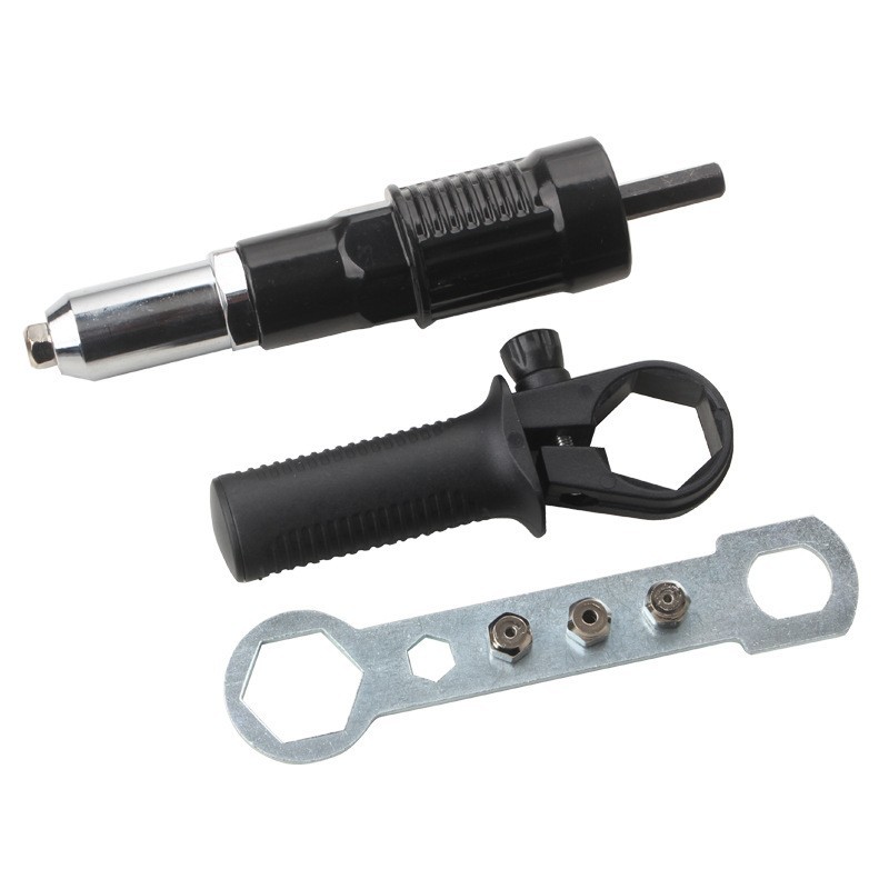 Professional Electric Rivet Nut Gun Adaptor Insert Cordless Power Drill Tool