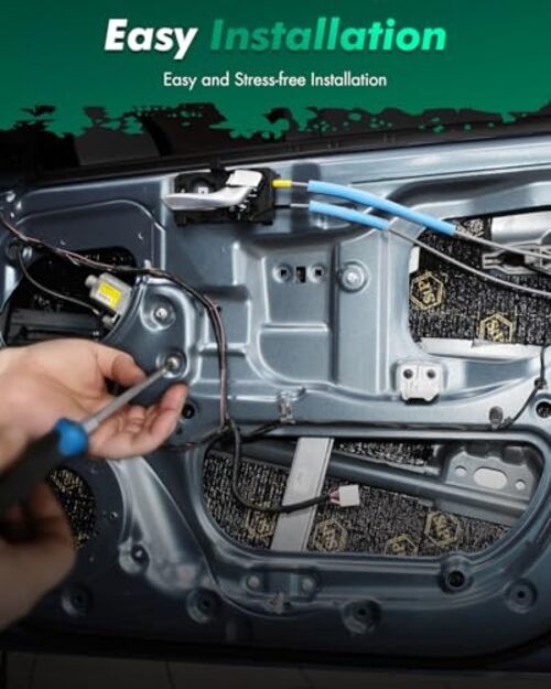 Front Right Power Window Regulator Motor Replacement for 2002-2003 for Lexus