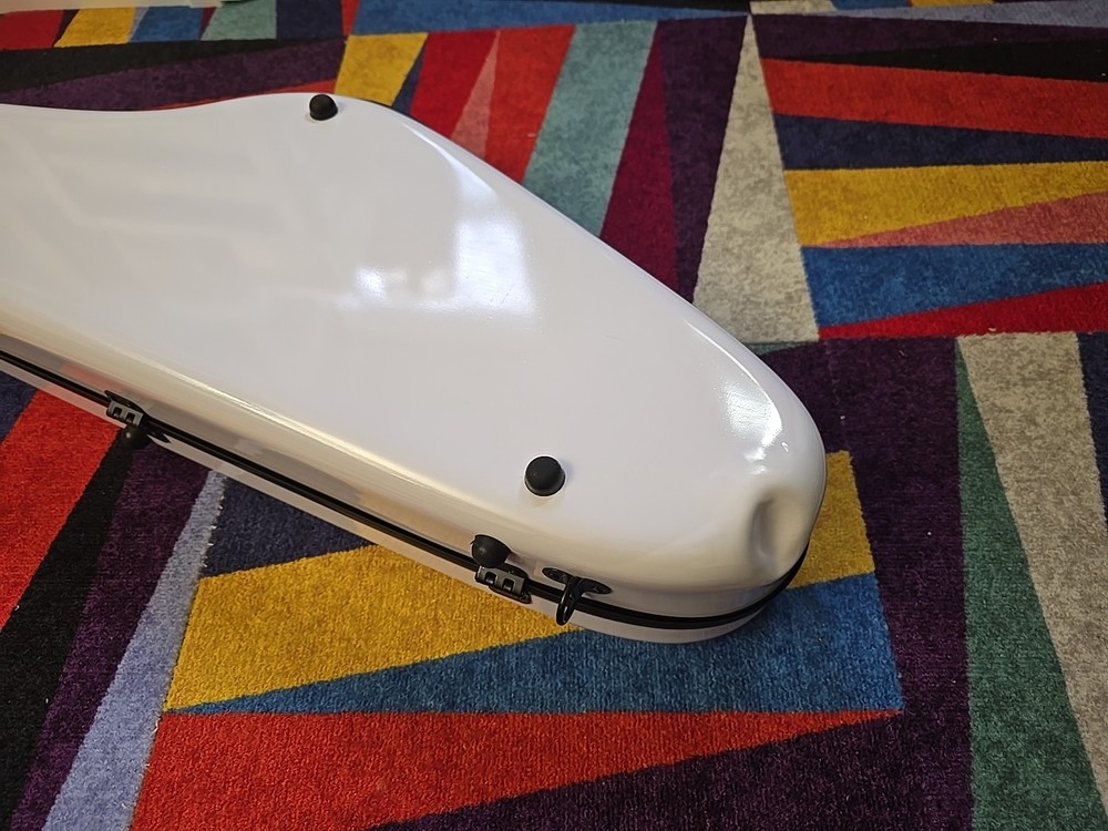 Aileen Violin Hard Case 4/4 Full Size with Hygrometer White