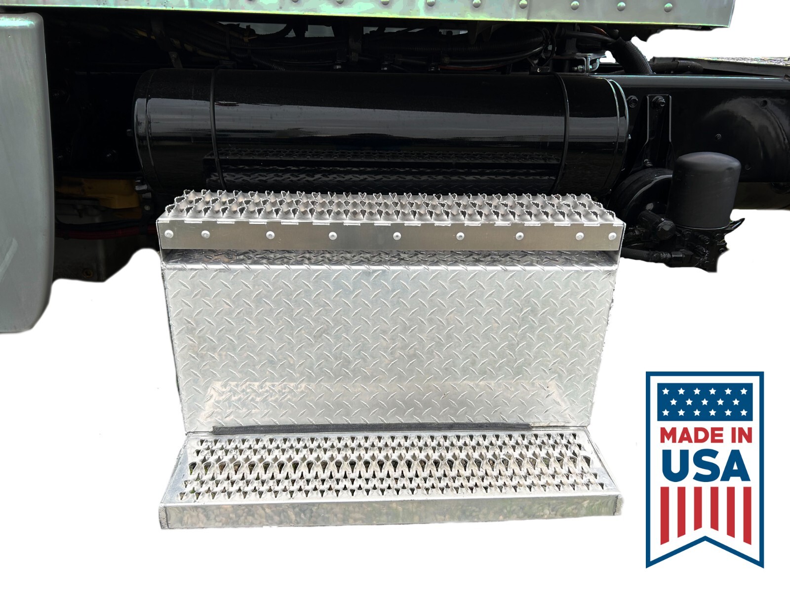 Peterbilt 379 389 Battery Box Top Step - Heavy Duty