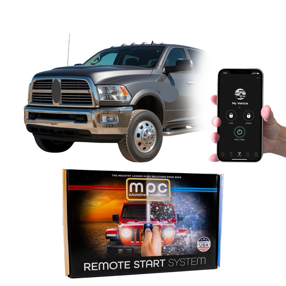 SmartPhone Activated Remote Start For 2011-2012 RAM 4500 - Plug & Play